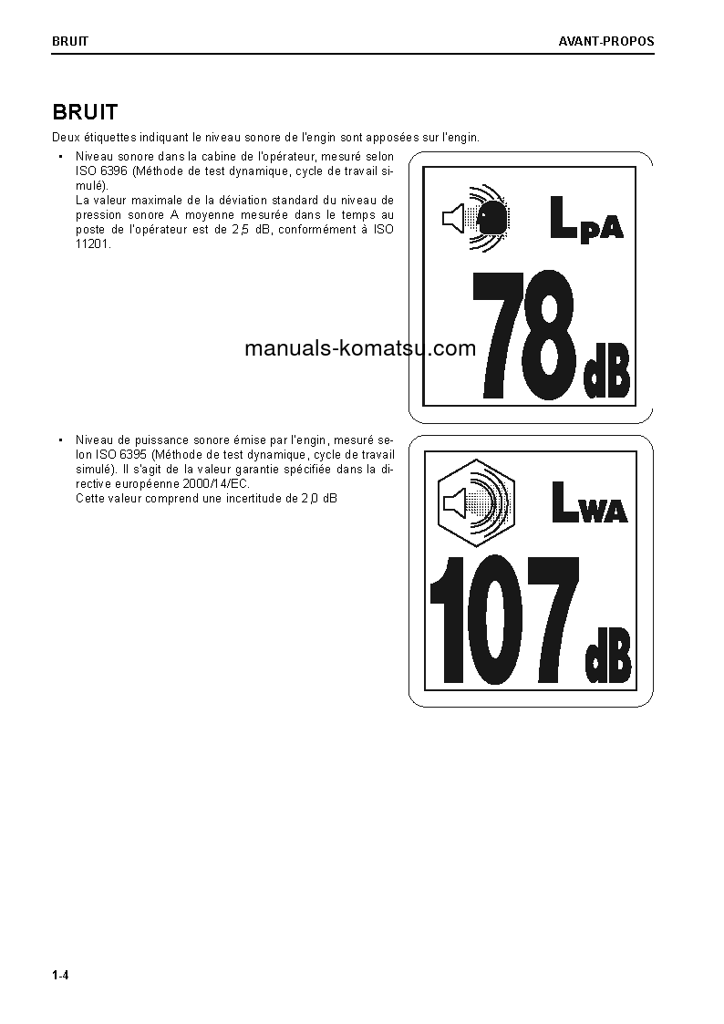 Protected: D61EX-24(JPN) S/N 40001-UP Operation manual (French)