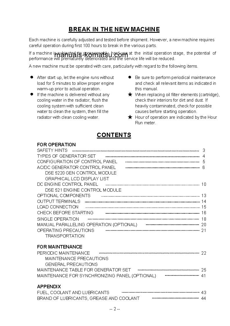 Protected: EGS630-6(SGP) S/N 60001-64999 Operation manual (English)