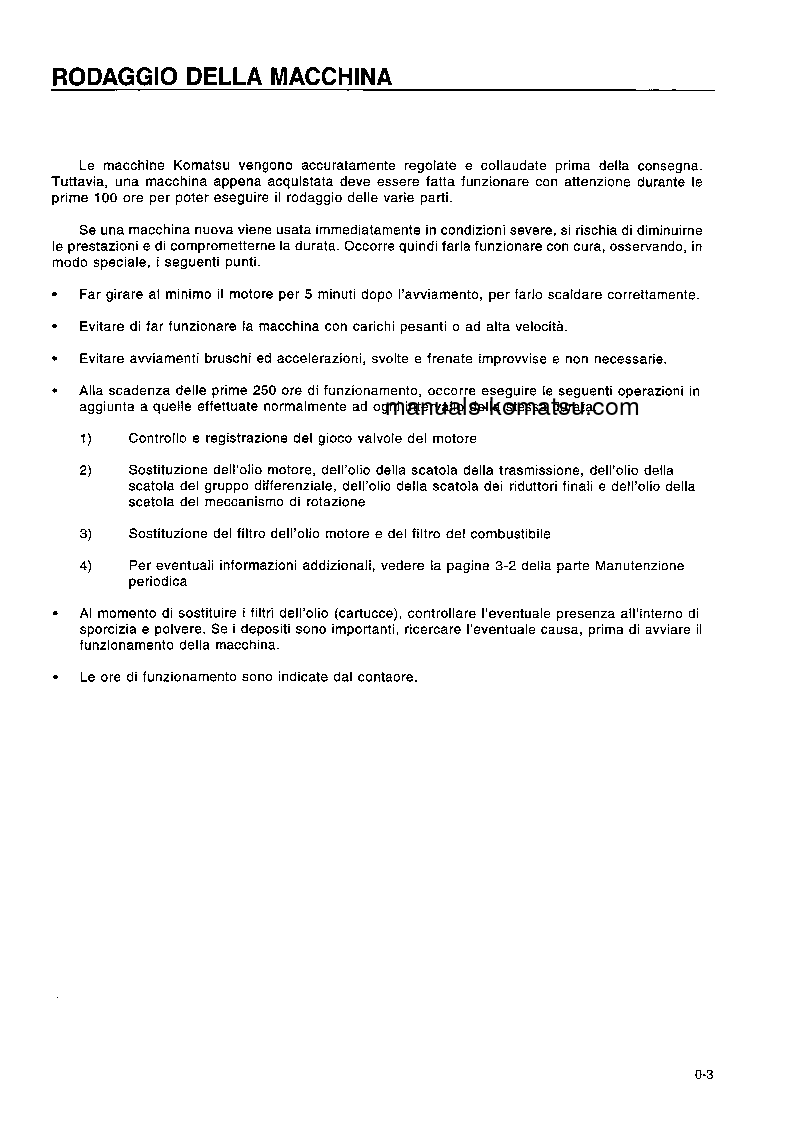 Protected: PC130-5(GBR)-K S/N K20655-UP Operation manual (Italian)