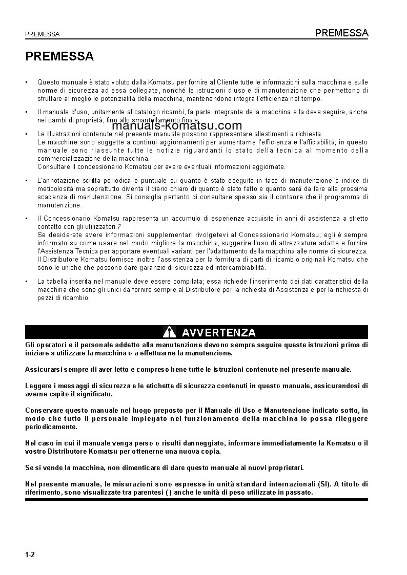 Protected: PC09-1(ITA) S/N 15001-UP Operation manual (Italian)