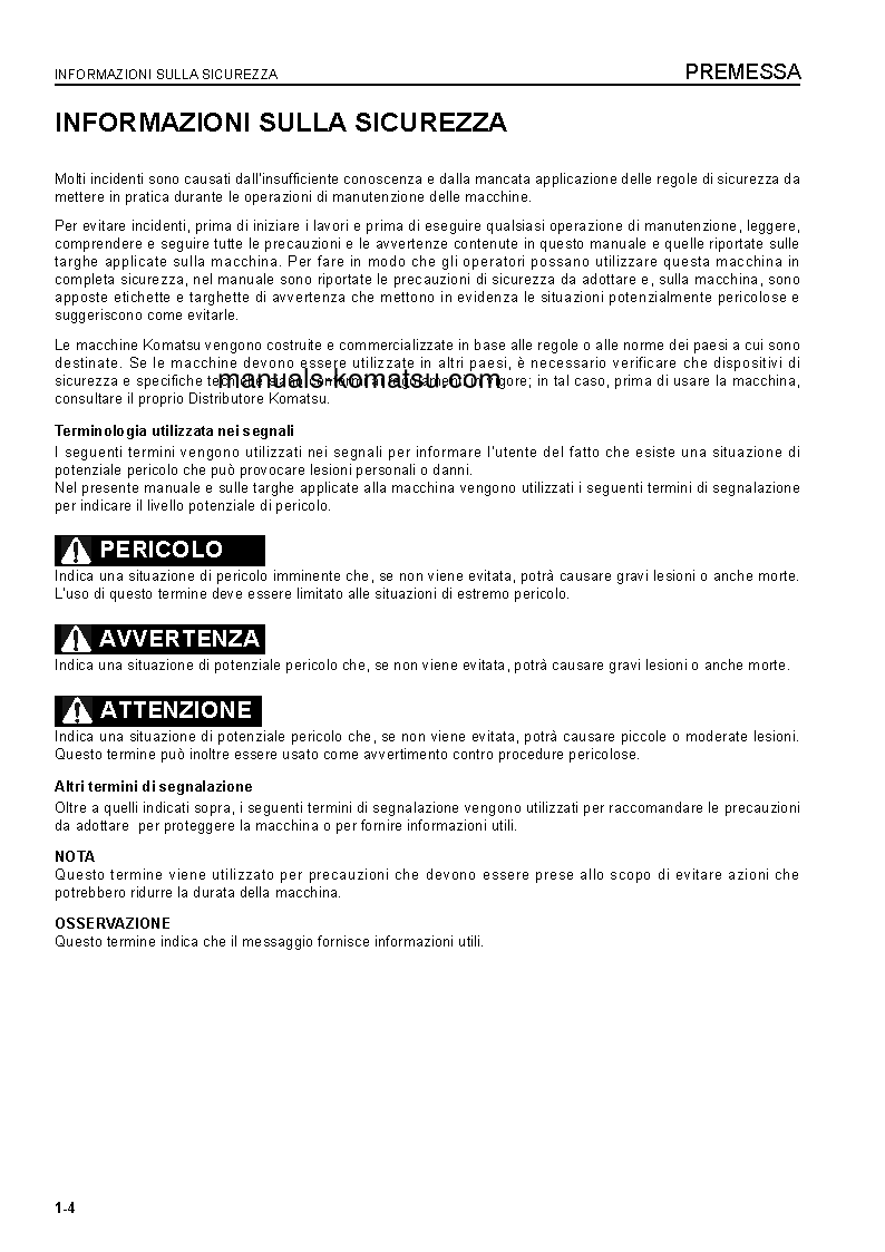 Protected: PC09-1(ITA) S/N 15001-UP Operation manual (Italian)