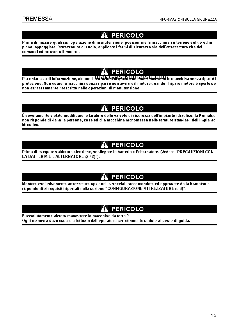 Protected: PC09-1(ITA) S/N 15001-UP Operation manual (Italian)