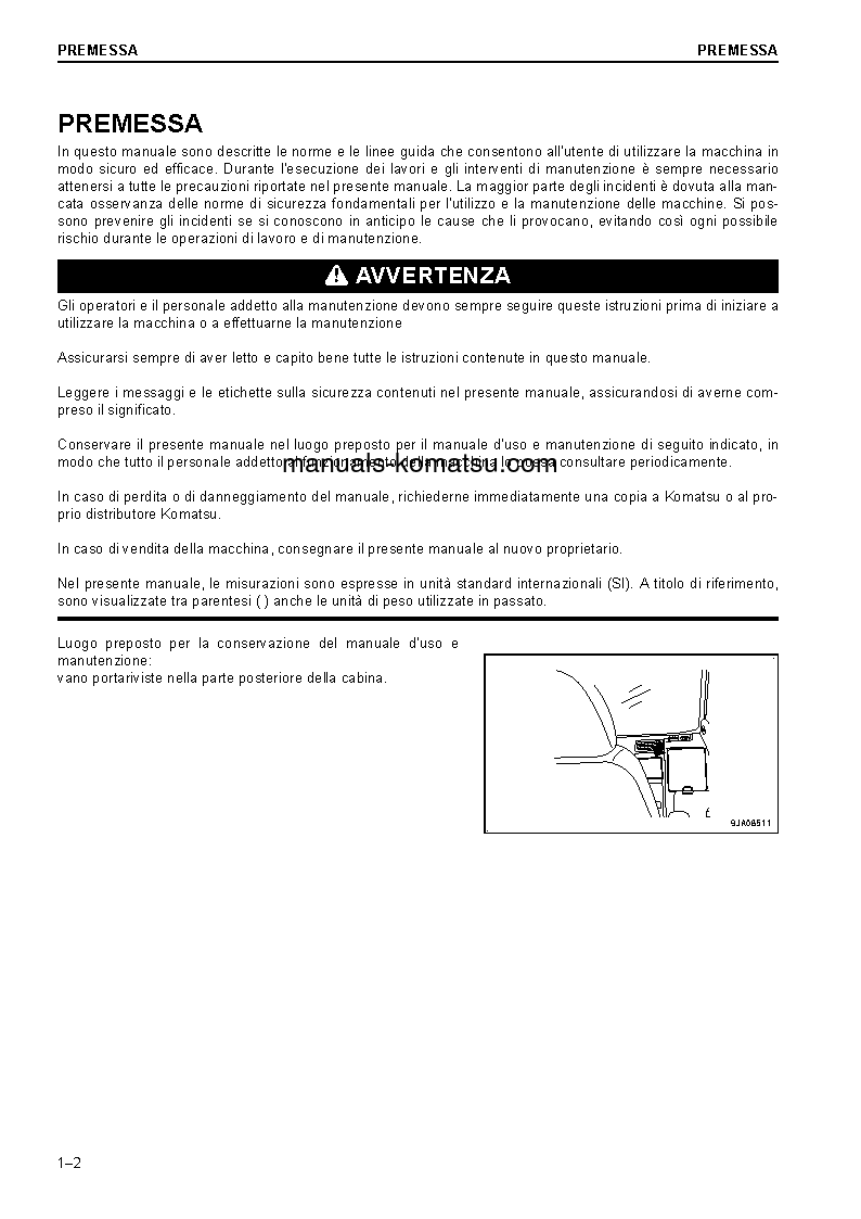 Protected: PC228USLC-10(JPN) S/N 1871-UP Operation manual (Italian)