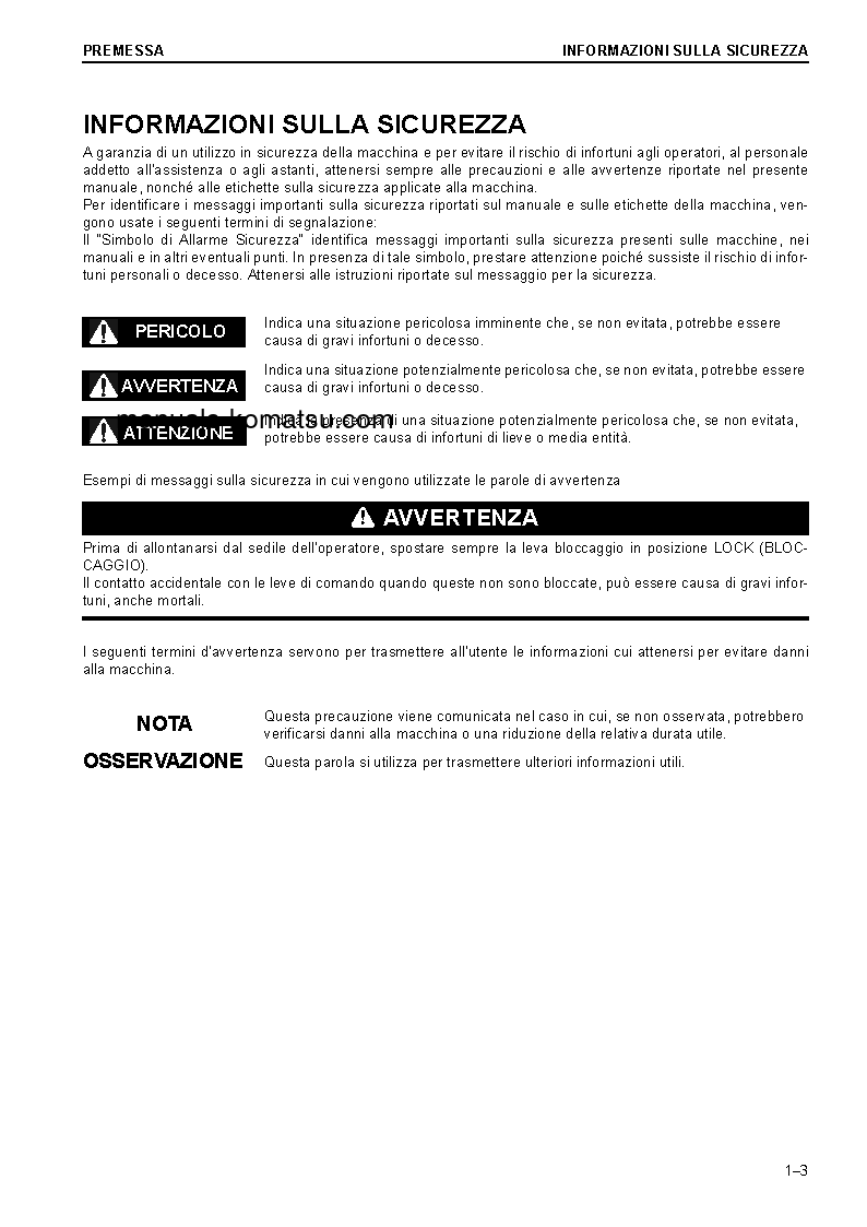 Protected: PC228USLC-10(JPN) S/N 1871-UP Operation manual (Italian)