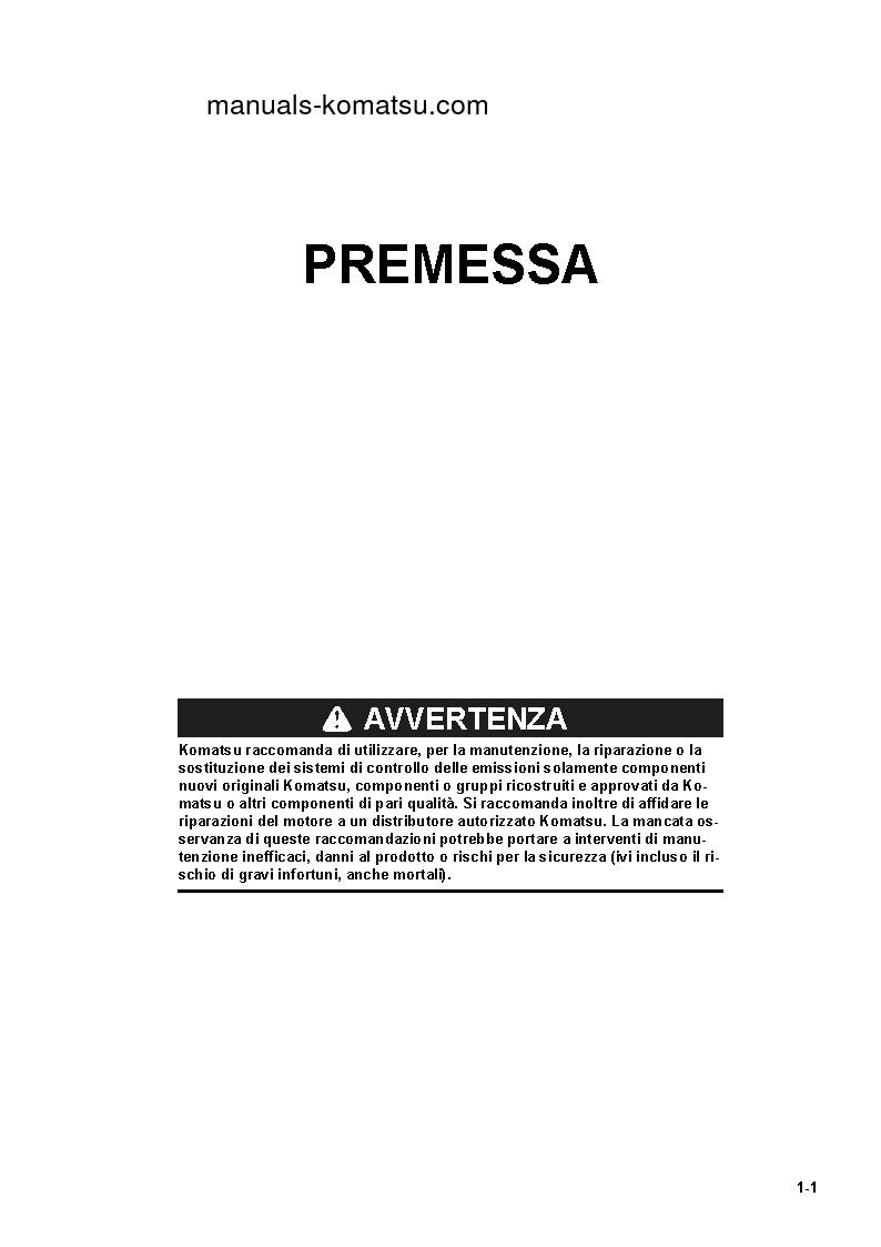 Protected: D61EX-24(JPN) S/N 40001-UP Operation manual (Italian)