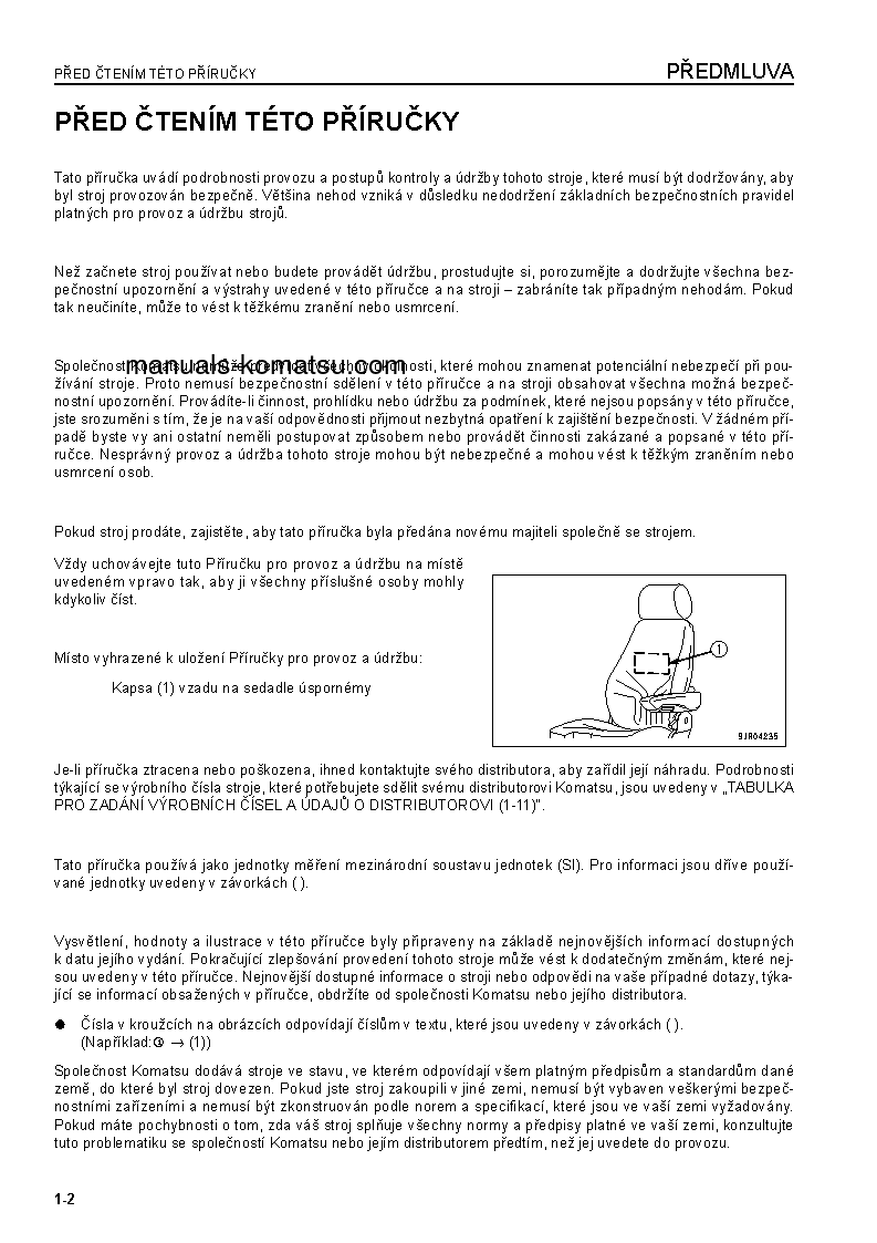 Protected: WA600-6(JPN) S/N 60634-UP Operation manual (Czech)