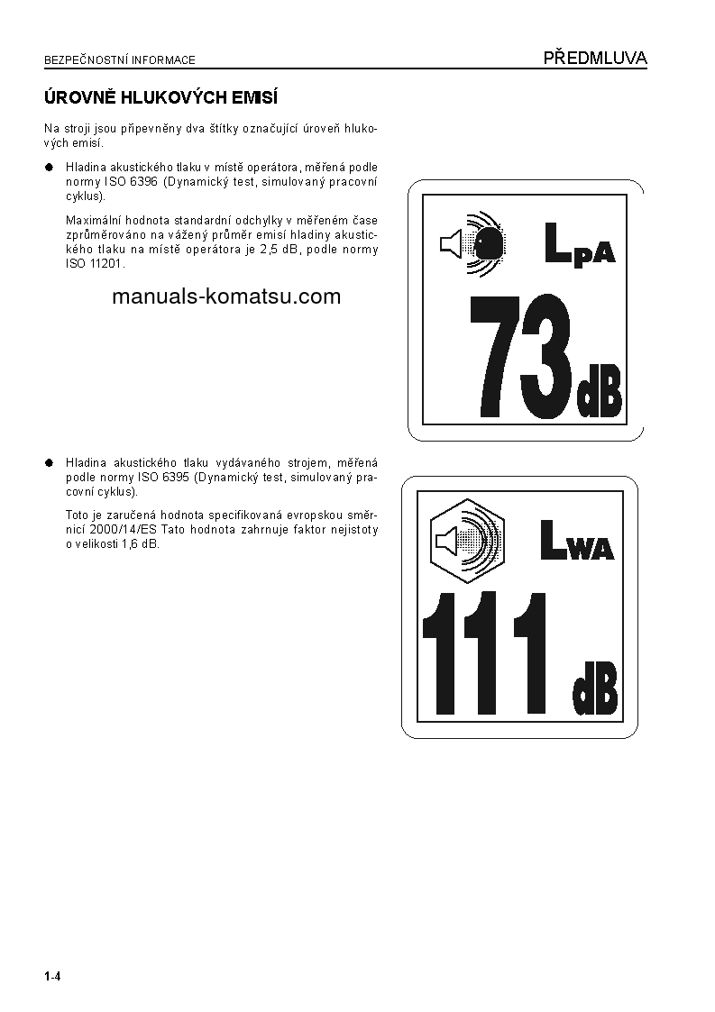 Protected: WA600-6(JPN) S/N 60634-UP Operation manual (Czech)
