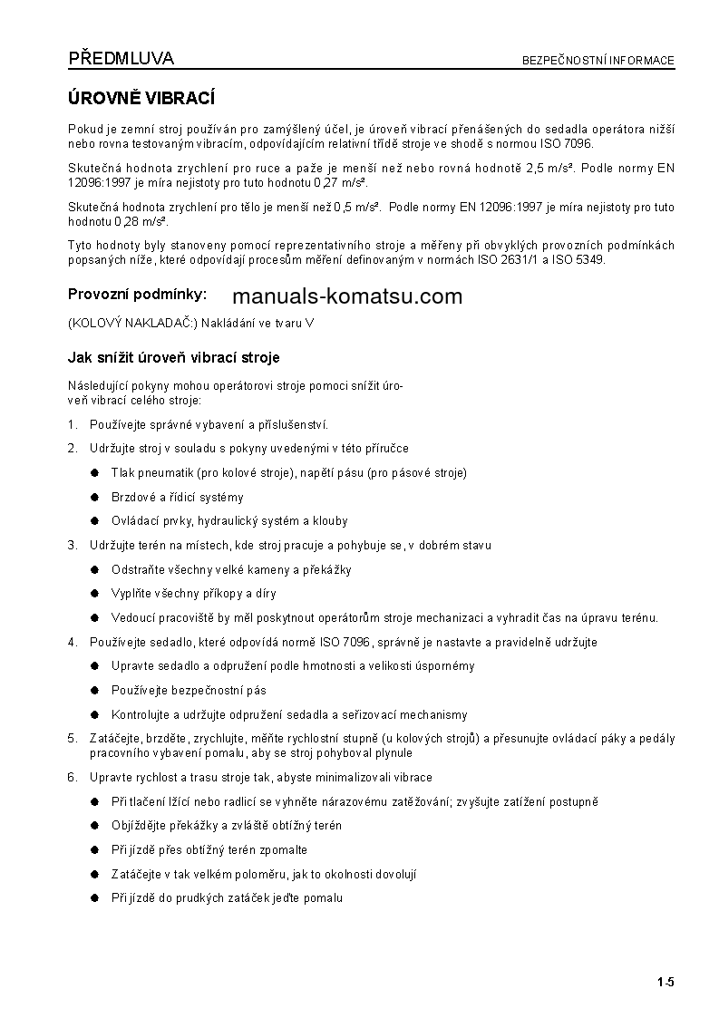 Protected: WA600-6(JPN) S/N 60634-UP Operation manual (Czech)