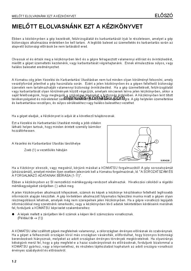 Protected: WA600-6(JPN) S/N 60634-UP Operation manual (Hungarian)