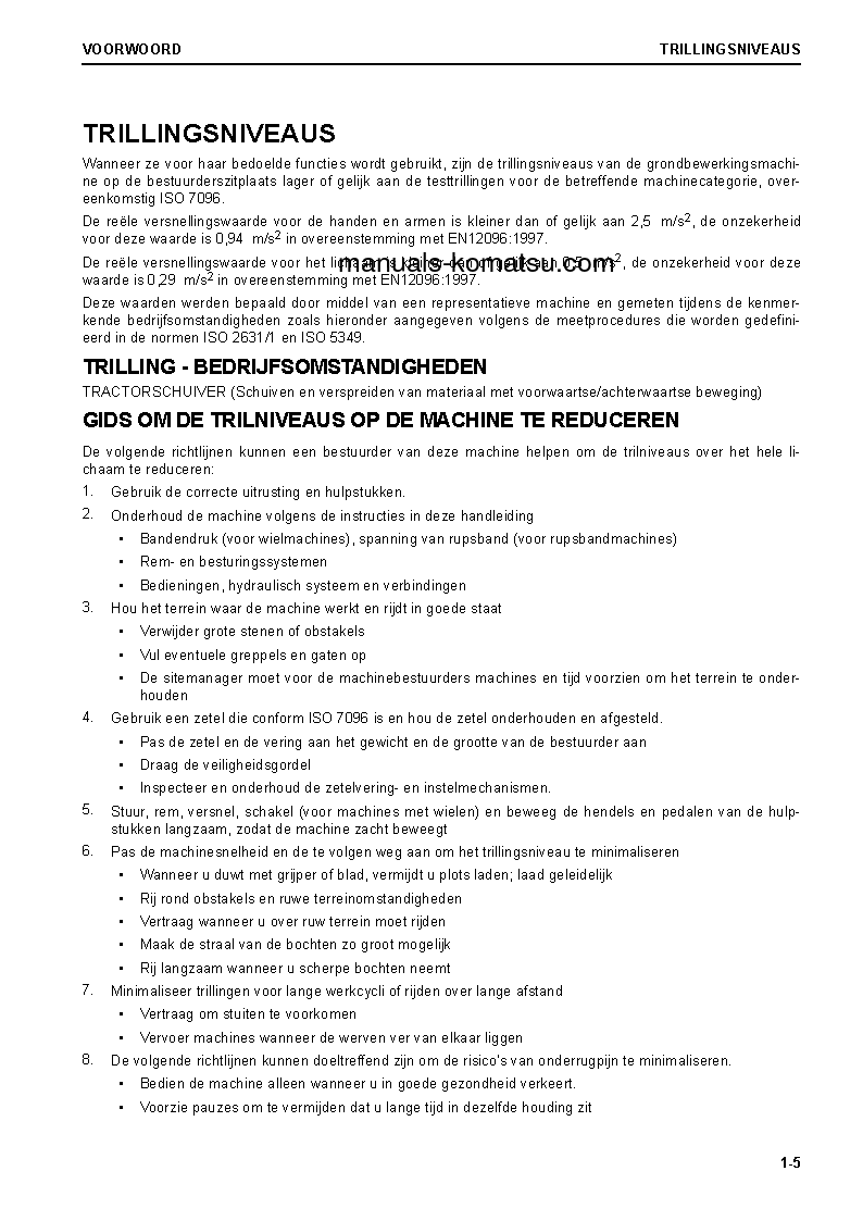 Protected: D65EX-18(JPN) S/N 90001-UP Operation manual (Dutch)