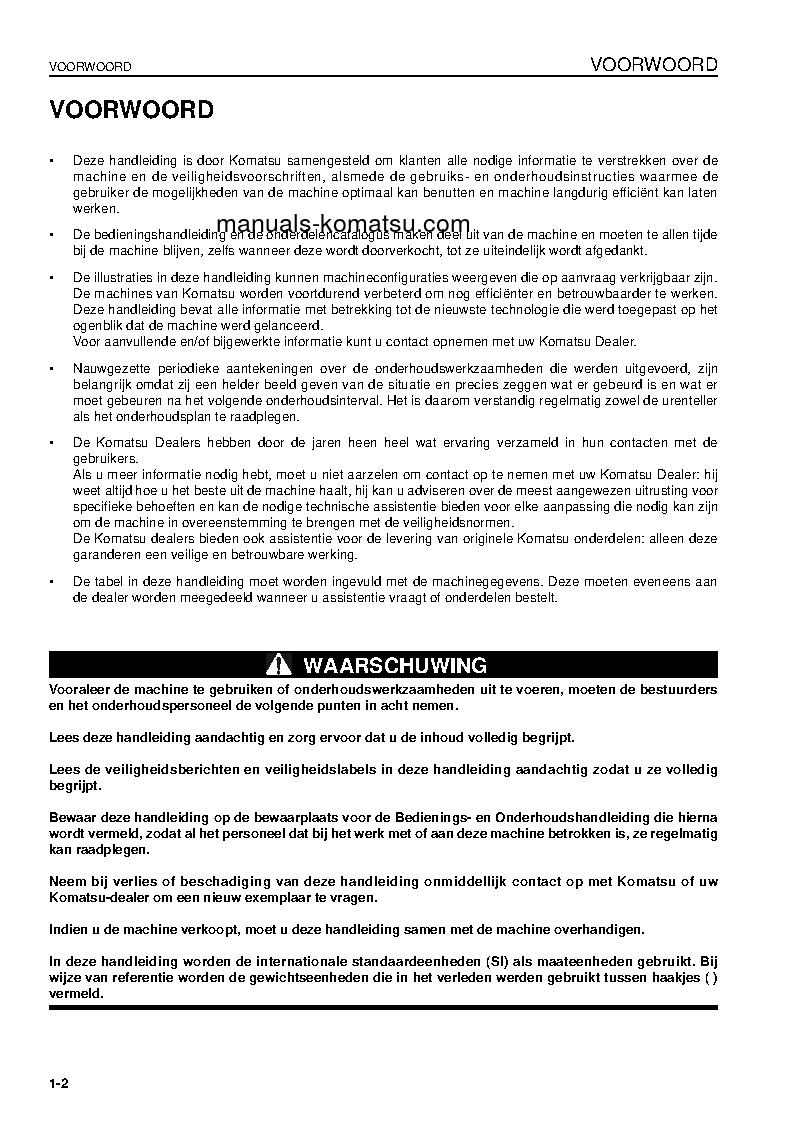 Protected: PC09-1(ITA) S/N 15001-UP Operation manual (Dutch)