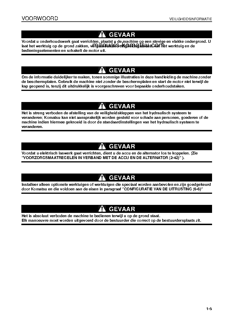 Protected: PC09-1(ITA) S/N 15001-UP Operation manual (Dutch)