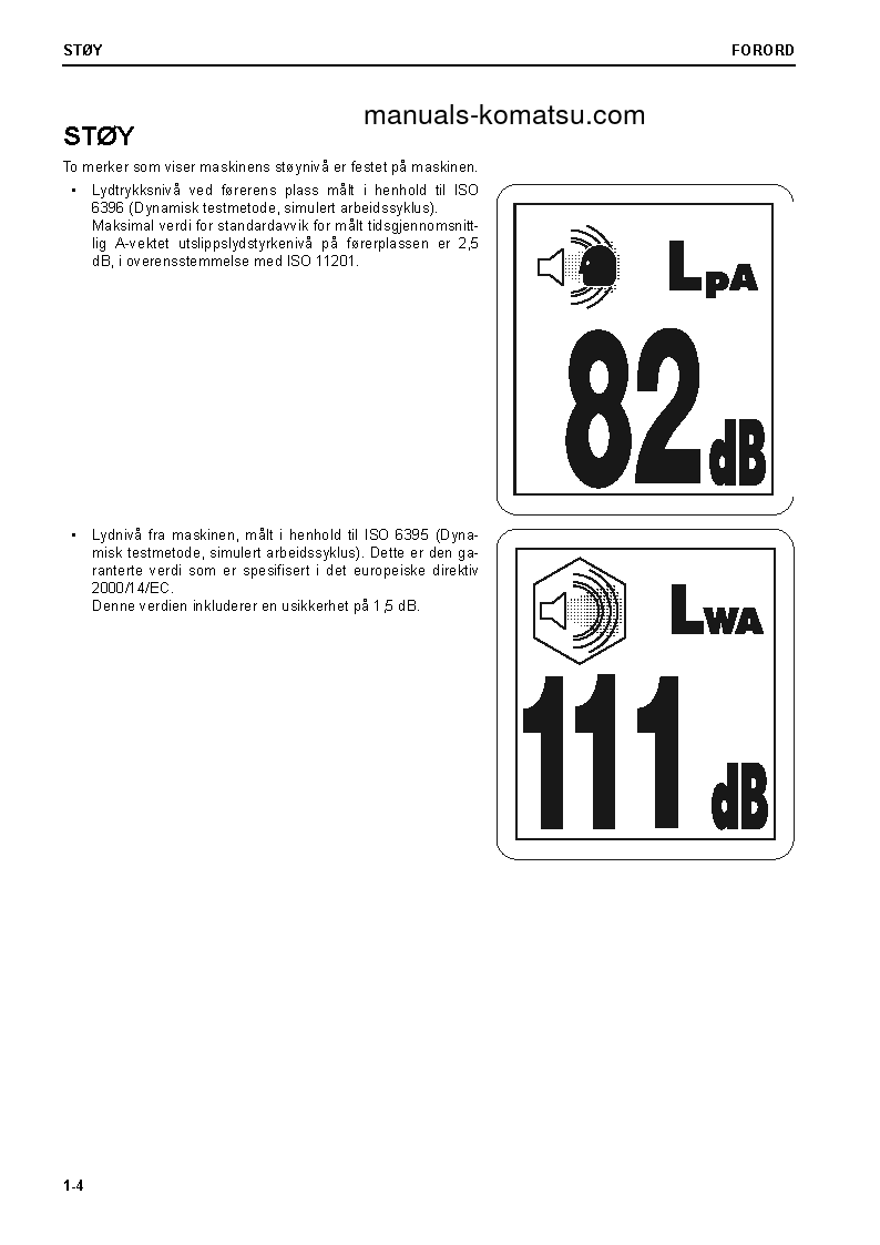 Protected: D85EX-18(JPN) S/N 22001-UP Operation manual (Norwegian)