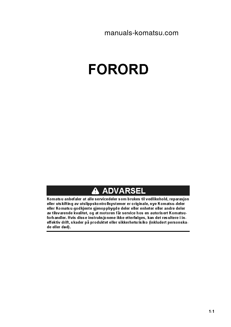 Protected: PC78US-10(JPN) S/N 30288-UP Operation manual (Norwegian)