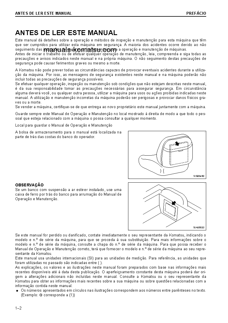 Protected: D37EX-23(JPN) S/N 80001-UP Operation manual (Portuguese)