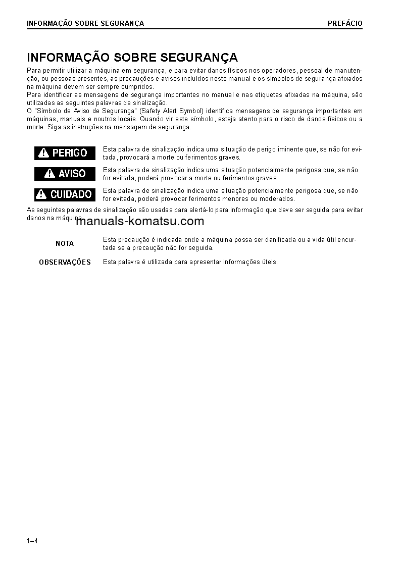 Protected: D37EX-23(JPN) S/N 80001-UP Operation manual (Portuguese)