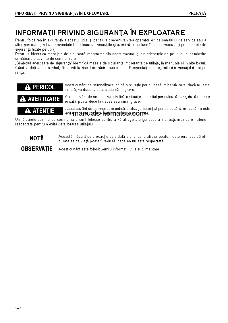 Protected: D37EX-23(JPN) S/N 80001-UP Operation manual (Romanian)