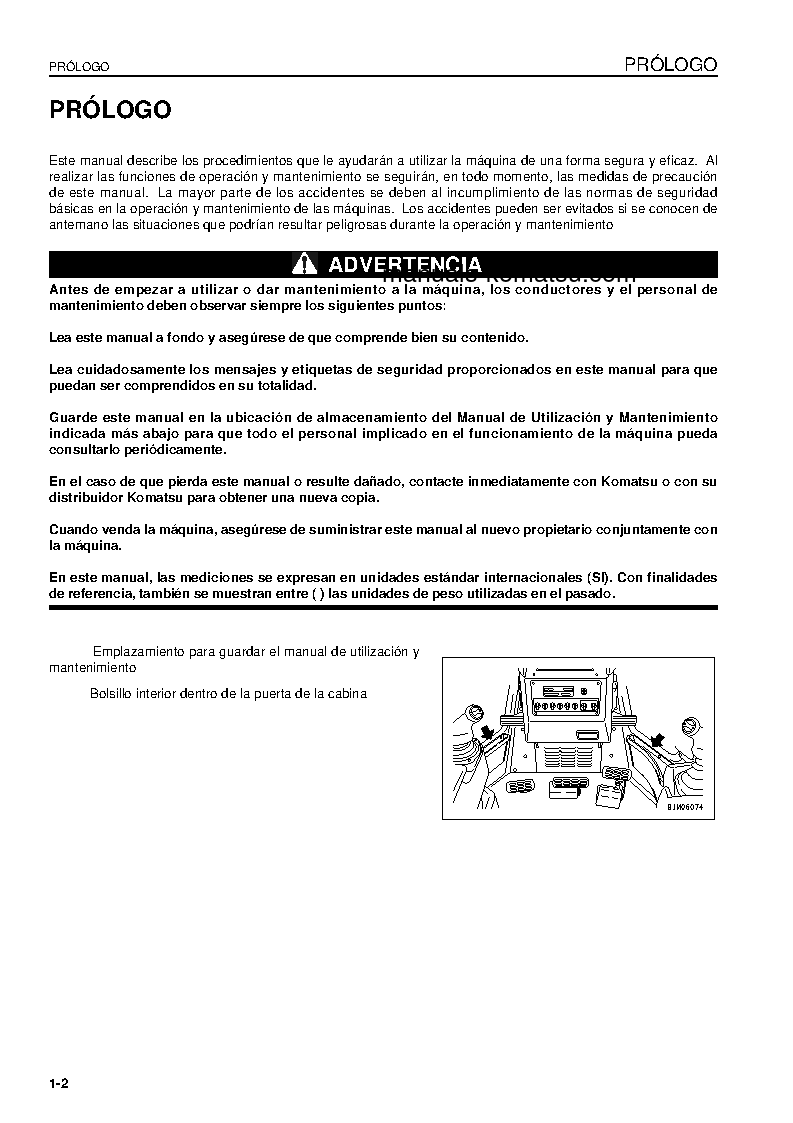 Protected: D275AX-5(JPN)-E0 S/N 30001-UP Operation manual (Spanish)