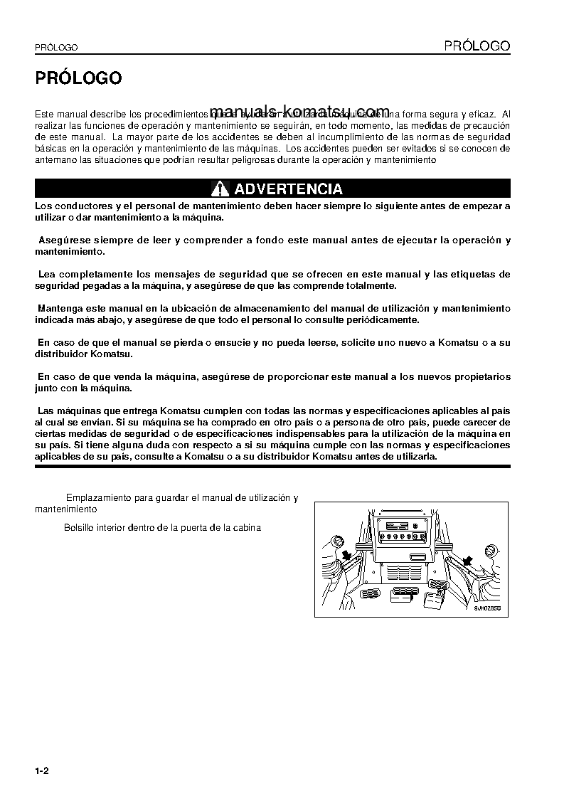 Protected: D375A-5(JPN)-E0 S/N 50001-50090 Operation manual (Spanish)