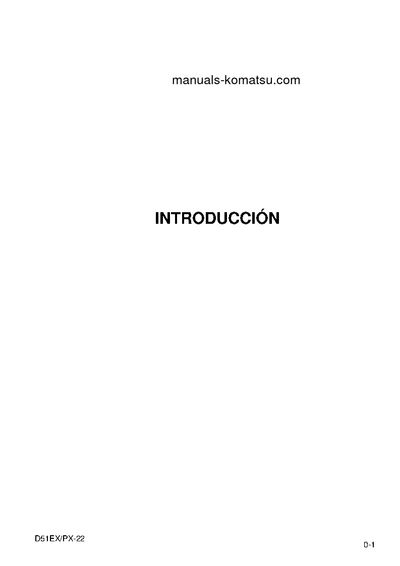 Protected: D51EX-22(BRA) S/N B10001-UP Operation manual (Spanish)