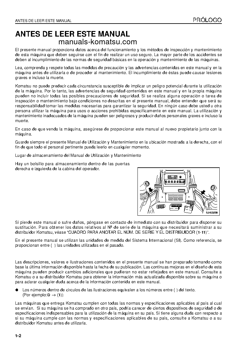 Protected: D85EX-15(JPN)-E0 S/N 11601-UP Operation manual (Spanish)