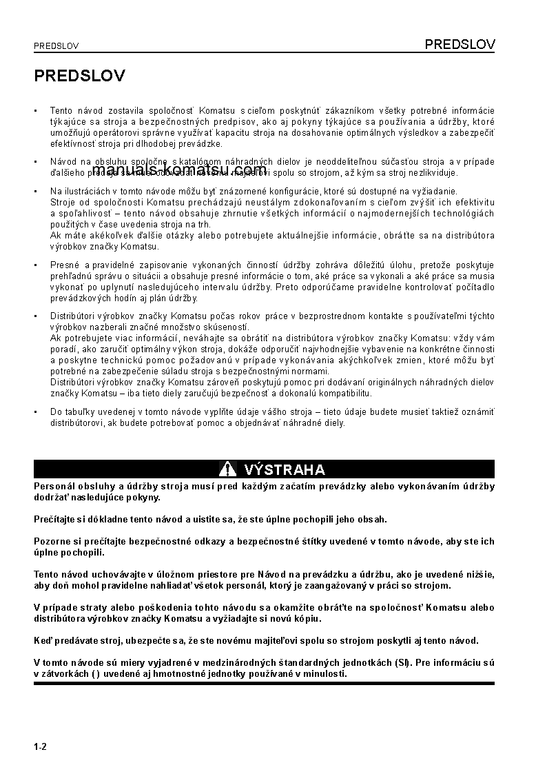 Protected: PC09-1(JPN) S/N 15001-UP Operation manual (Slovak)