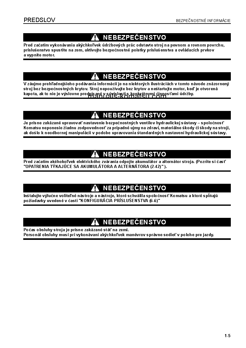 Protected: PC09-1(JPN) S/N 15001-UP Operation manual (Slovak)