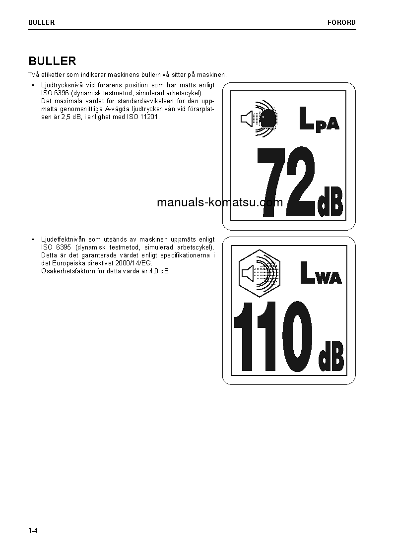 Protected: HM400-5(JPN) S/N 10001-UP Operation manual (Swedish)