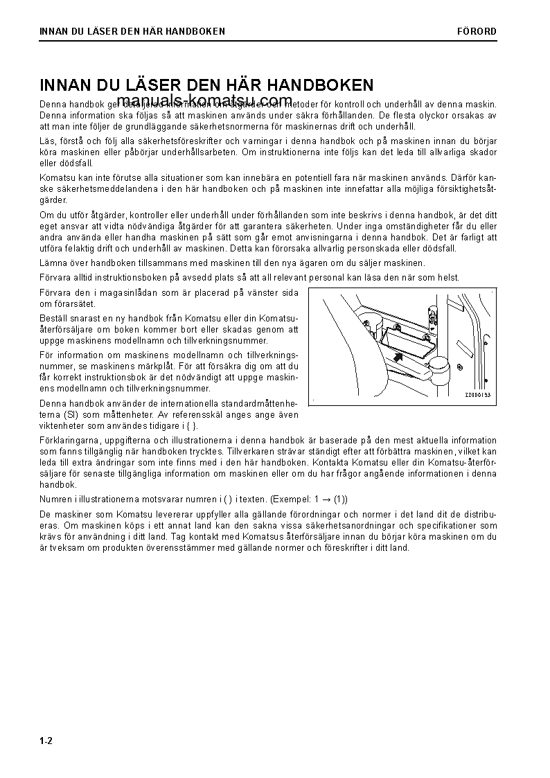 Protected: PC78US-10(JPN) S/N 30288-UP Operation manual (Swedish)