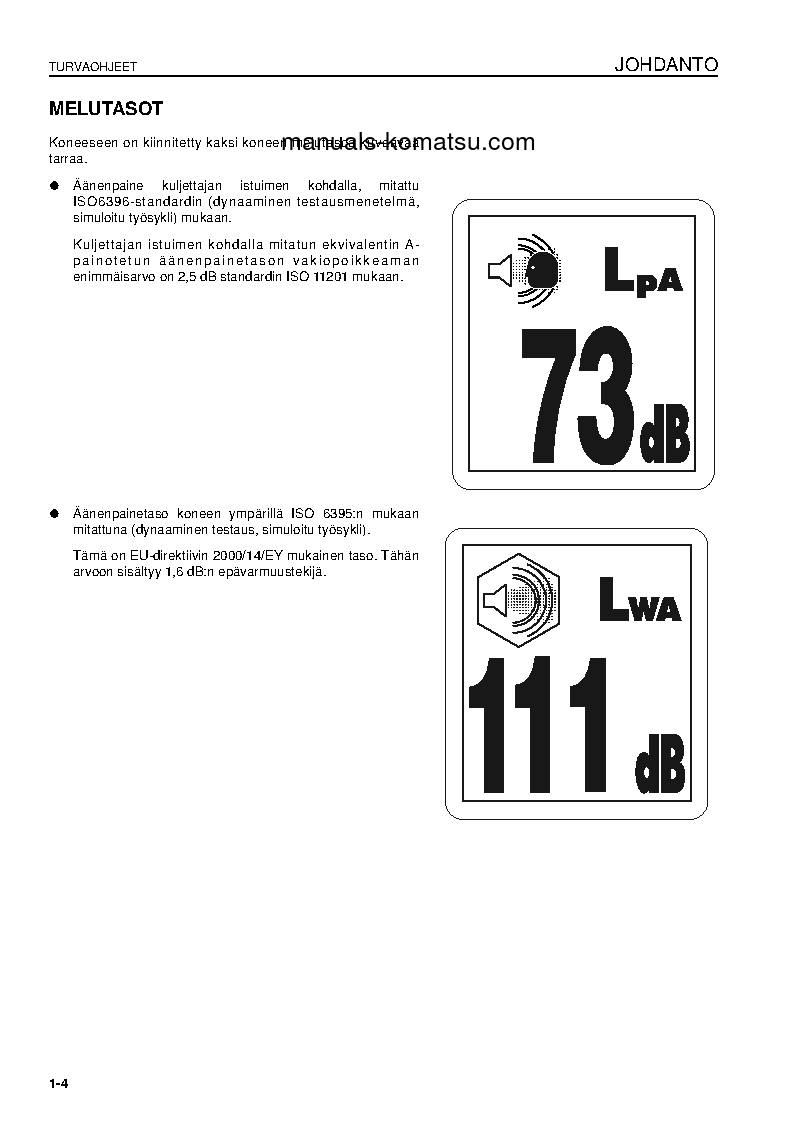 Protected: WA600-6(JPN) S/N 60634-UP Operation manual (Finnish)