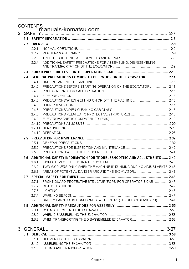 Protected: PC4000-6(DEU) S/N 08205-UP Field assembly manual (English)