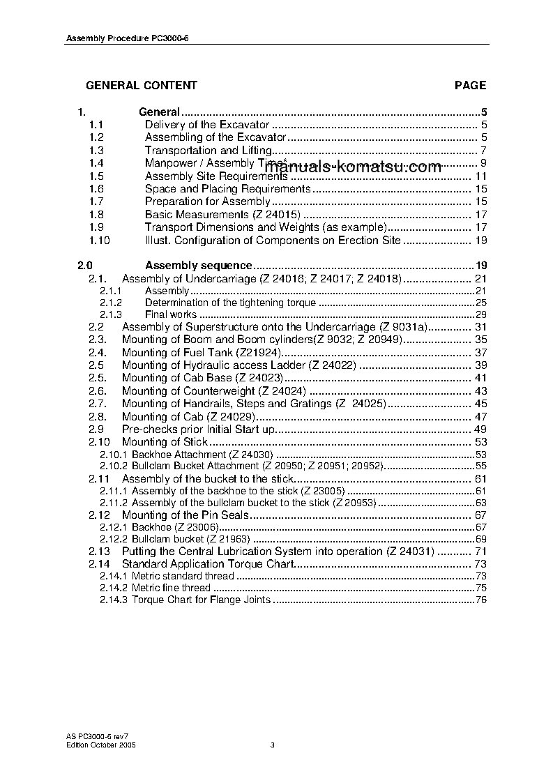 Protected: PC3000-6(DEU) S/N ALL Field assembly manual (English)