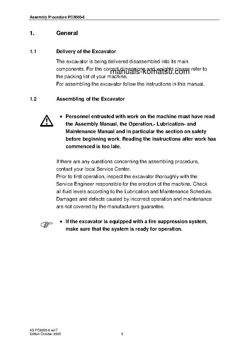 Protected: PC3000-6(DEU) S/N ALL Field assembly manual (English)