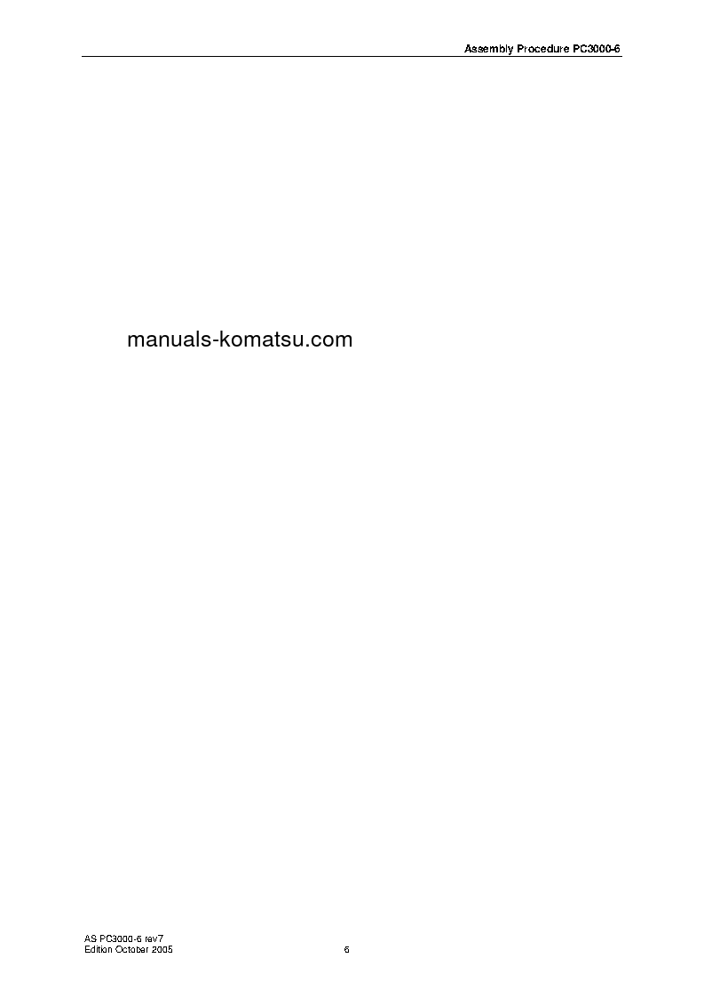 Protected: PC3000-6(DEU) S/N ALL Field assembly manual (English)