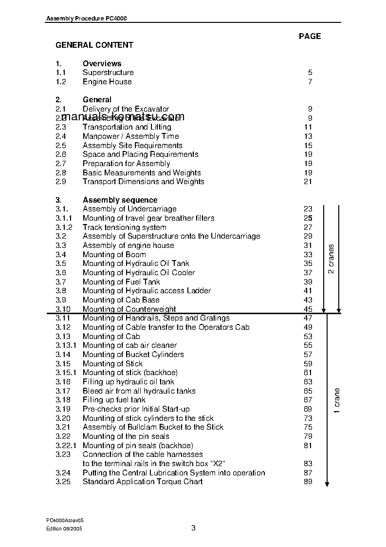Protected: PC4000-6(DEU) S/N 8170-UP Field assembly manual (English)