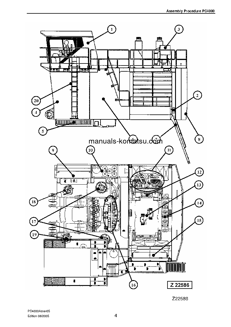 Protected: PC4000-6(DEU) S/N 8170-UP Field assembly manual (English)