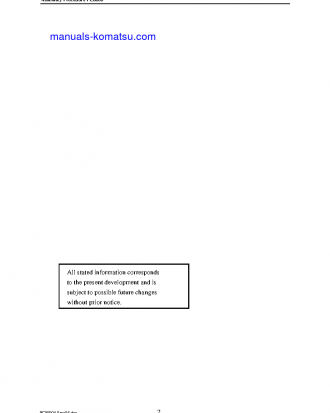 PC8000-1(DEU) S/N ALL Field assembly manual (English)