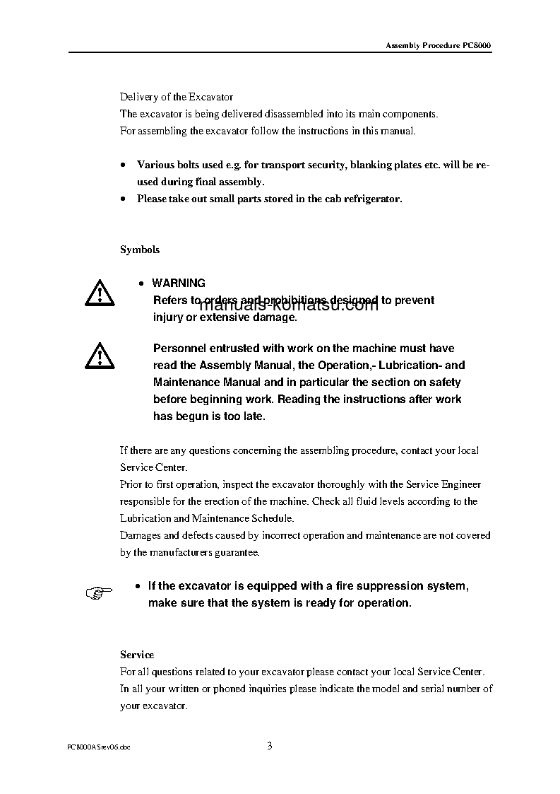 Protected: PC8000-1(DEU) S/N ALL Field assembly manual (English)