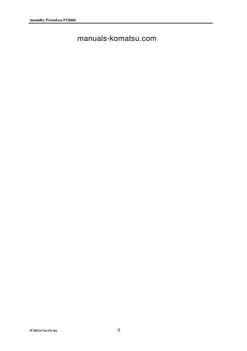 Protected: PC8000-1(DEU) S/N ALL Field assembly manual (English)