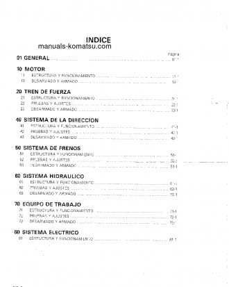 GD523R-1(JPN) S/N B1001-UP Shop (repair) manual (Spanish)