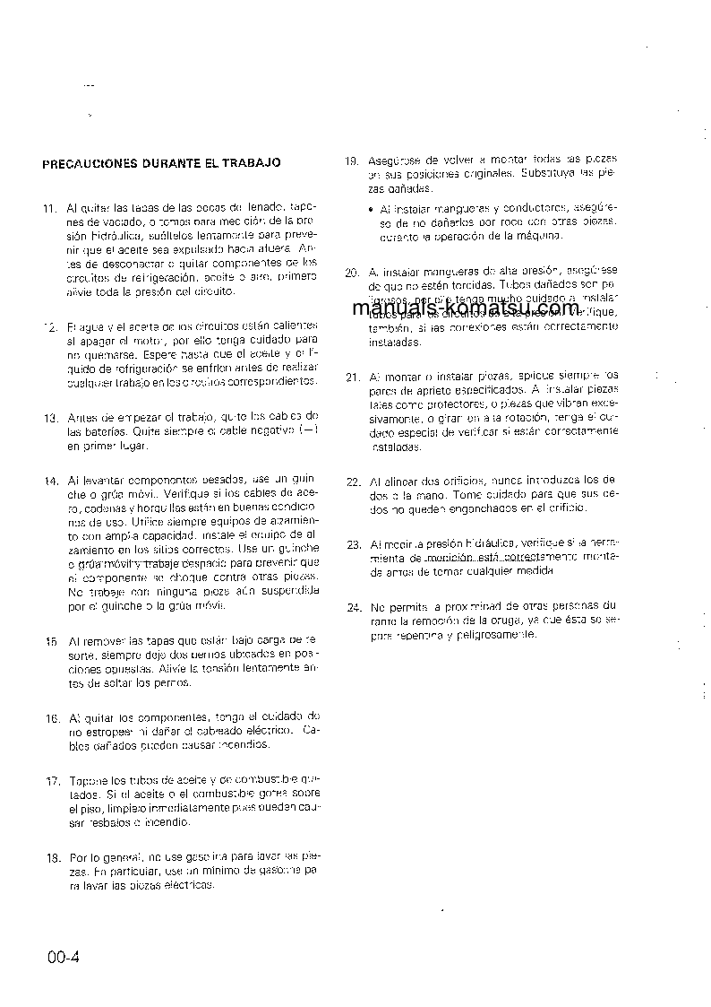 Protected: GD523R-1(JPN) S/N B1001-UP Shop (repair) manual (Spanish)