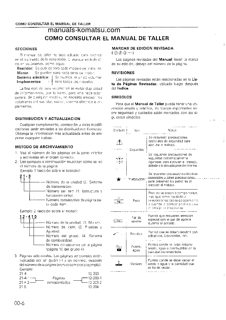 Protected: GD523R-1(JPN) S/N B1001-UP Shop (repair) manual (Spanish)