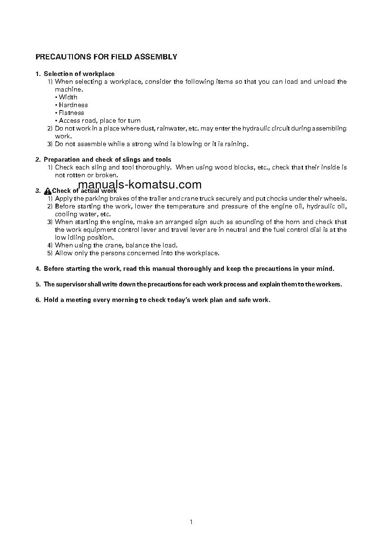 Protected: D155AX-5(JPN) S/N 76001-UP Field assembly manual (English)