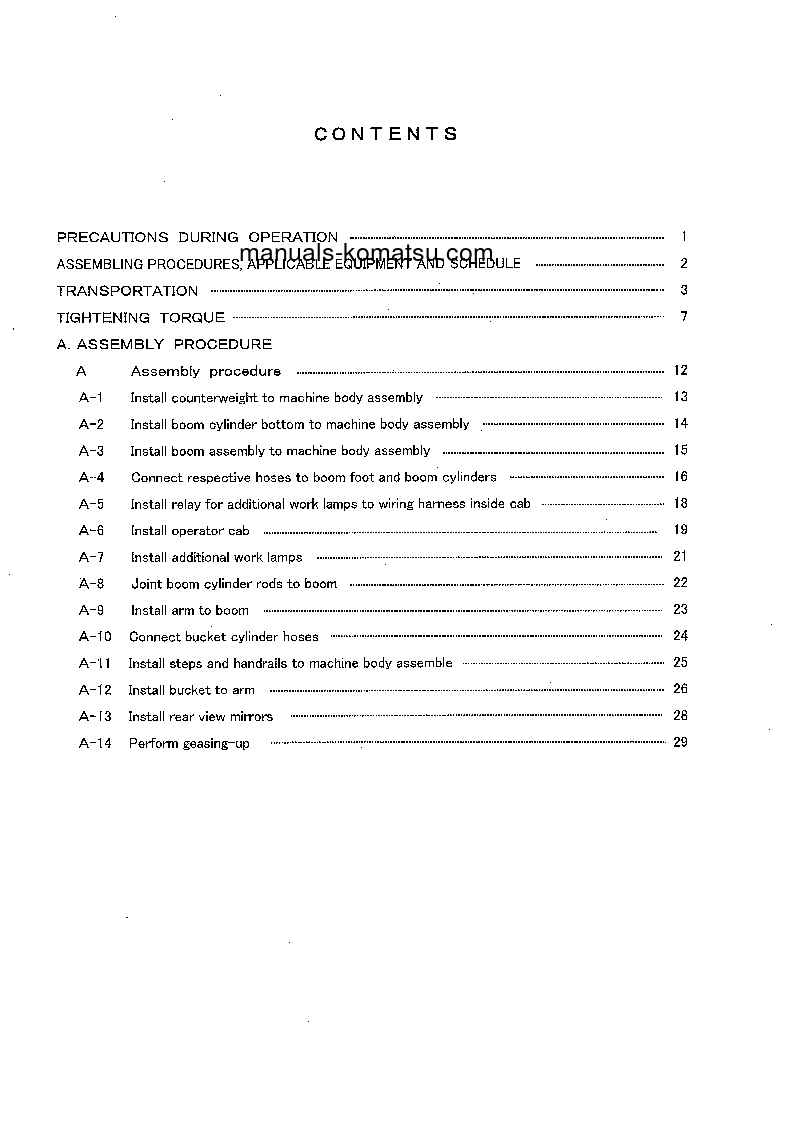 Protected: PC400LC-6(JPN)–50C DEGREE, OFFSET BOOM SPEC S/N 32670-UP Field assembly manual (English)