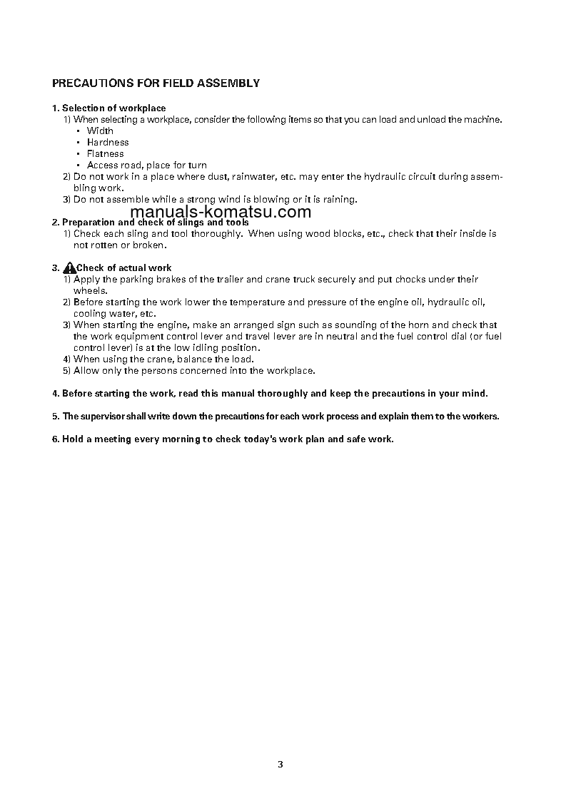 Protected: D475A-5(JPN) S/N 20001-UP Field assembly manual (English)