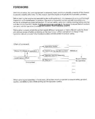 PC600LC-7(JPN) S/N 20001-UP Field assembly manual (English)