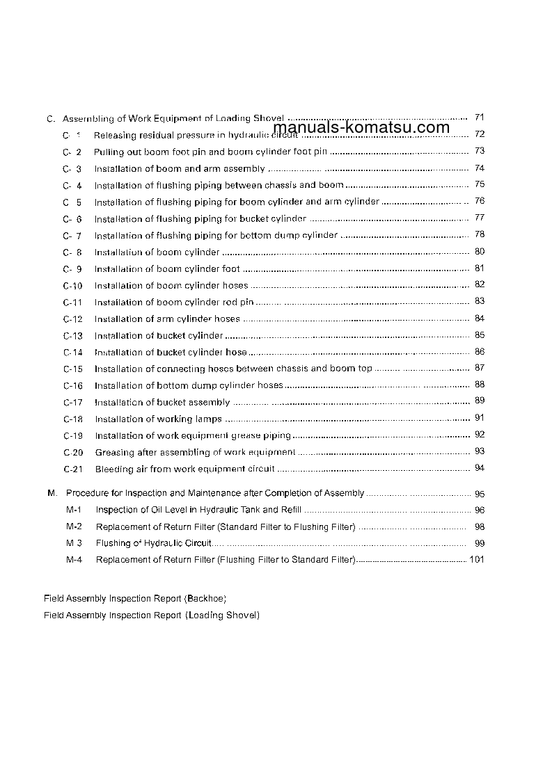 Protected: PC800SE-7(JPN) S/N 40001-UP Field assembly manual (English)