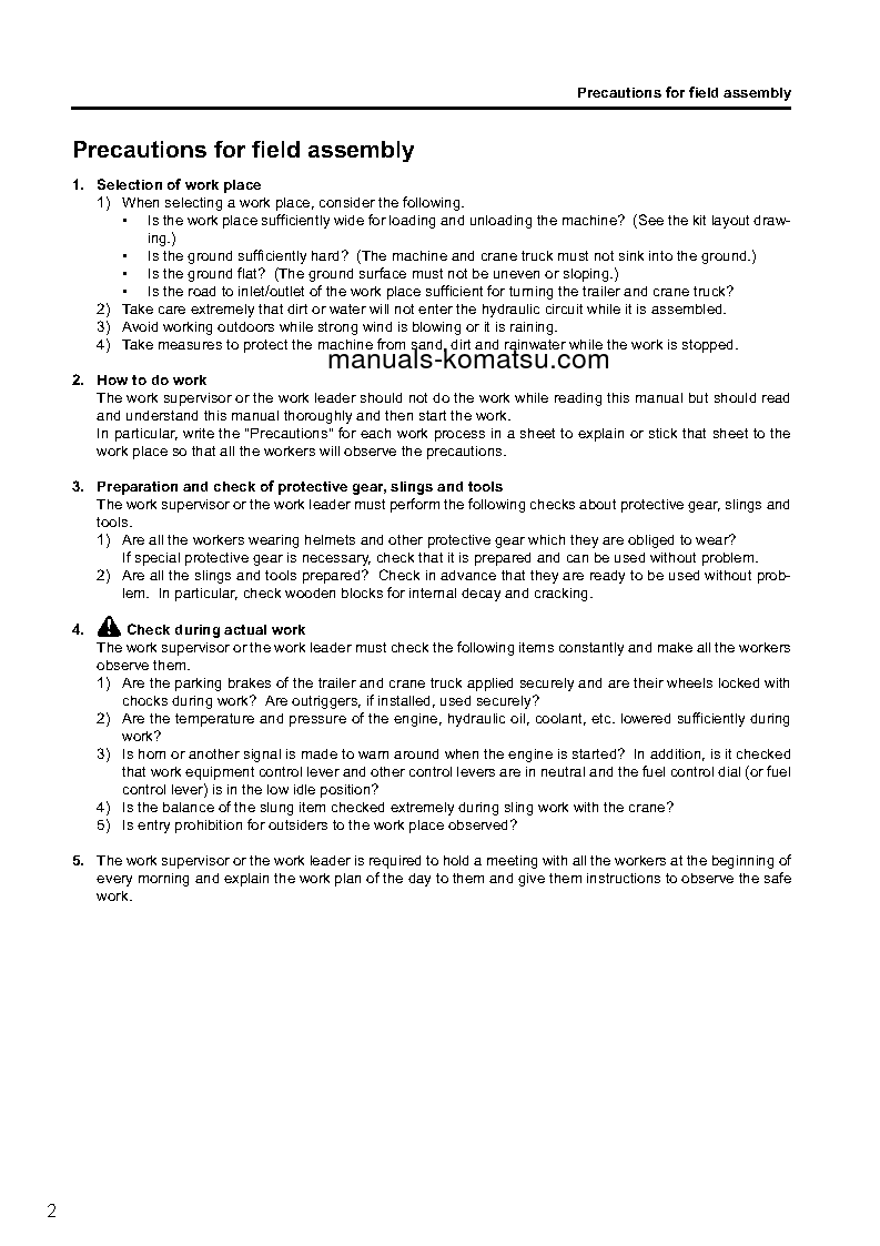 Protected: PC800SE-7(JPN) S/N 40001-UP Field assembly manual (English)