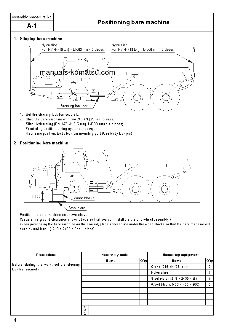 Protected: HM350-1(USA)-L S/N A10001-UP Field assembly manual (English)