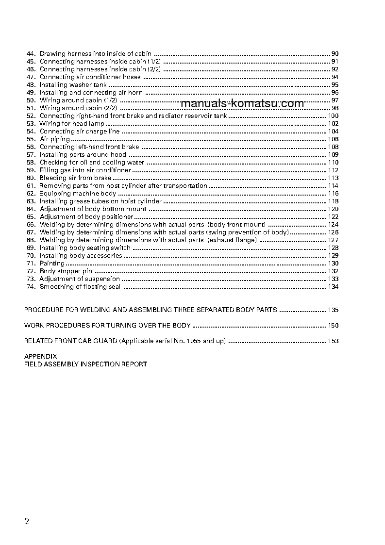 Protected: HD985-5(JPN) S/N 1021-UP Field assembly manual (English)